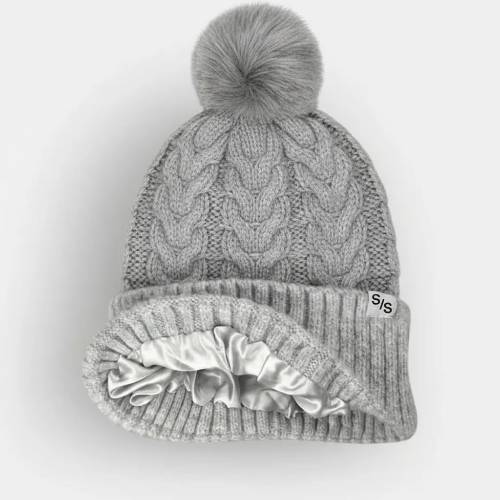 Skinliy Silk Pom | Harmaa